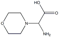 AMINO-MORPHOLIN-4-YL-ACETIC ACID 结构式