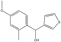 4-METHOXY-2-METHYLPHENYL-(3-THIENYL)METHANOL 结构式