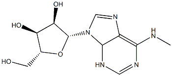 6-N-METHYLADENOSINE, [3H]- 结构式