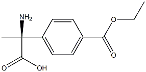 (2S)-2-AMINO-2-[4-(ETHOXYCARBONYL)PHENYL]PROPANOIC ACID 结构式