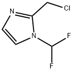 2-(CHLOROMETHYL)-1-(DIFLUOROMETHYL)-1H-IMIDAZOLE 结构式