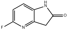 5-氟-1,3-二氢-2H-吡咯并[3,2-B]吡啶-2-酮 结构式
