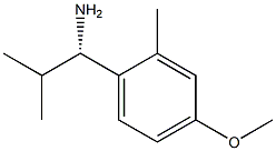 (1S)-1-(4-METHOXY-2-METHYLPHENYL)-2-METHYLPROPYLAMINE 结构式