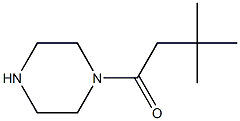 1-(3,3-DIMETHYLBUTANOYL)PIPERAZINE 结构式