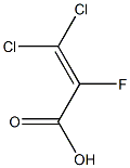 3,3-DICHLORO-2-FLUOROACRYLIC ACID 结构式
