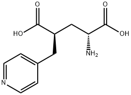 (2R,4R)-2-AMINO-4-PYRIDIN-4-YLMETHYL-PENTANEDIOIC ACID 结构式