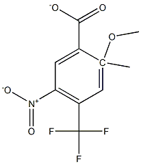 2-METHOXY-4-TRIFLUOROMETHYL-5-NITRO METHYLBENZOATE 结构式