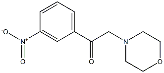 1-MORPHOLIN-4-YL-2-(3-NITRO-PHENYL)-ETHANONE 结构式