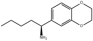 1-(2H,3H-BENZO[3,4-E]1,4-DIOXIN-6-YL)(1S)PENTYLAMINE 结构式