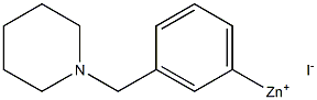 3-[(1-PIPERIDINO)METHYL]PHENYLZINC IODIDE 结构式