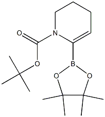 1-Boc-6-(4,4,5,5-tetramethyl-[1,3,2]dioxaborolan-2-yl)-1,2,3,4-tetrahydropyridine 结构式