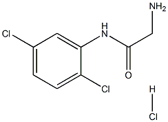 2-AMINO-N-(2,5-DICHLOROPHENYL)ACETAMIDE HYDROCHLORIDE 结构式