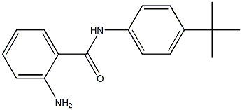 2-AMINO-N-(4-TERT-BUTYLPHENYL)BENZAMIDE 结构式