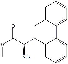 METHYL (2R)-2-AMINO-3-[2-(2-METHYLPHENYL)PHENYL]PROPANOATE 结构式