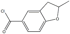 2-METHYL-2,3-DIHYDRO-BENZOFURAN-5-CARBONYL CHLORIDE 结构式