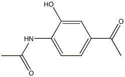 N-(4-ACETYL-2-HYDROXYPHENYL)ACETAMIDE 结构式