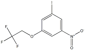 1-IODO-3-NITRO-5-(2,2,2-TRIFLUOROETHOXY)BENZENE 结构式