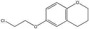 6-(2-CHLORO-ETHOXY)-CHROMAN 结构式