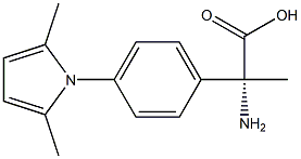 (2R)-2-Amino-2-[4-(2,5-dimethylpyrrolyl)phenyl]propanoic acid 结构式