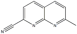 7-METHYL-1,8-NAPHTHYRIDINE-2-CARBONITRILE 结构式
