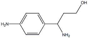 3-AMINO-3-(4-AMINO-PHENYL)-PROPAN-1-OL 结构式