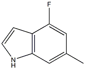 4-FLUORO-6-METHYL INDOLE 结构式