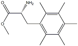 METHYL (2R)-2-AMINO-3-(2,3,4,5,6-PENTAMETHYLPHENYL)PROPANOATE 结构式