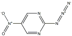 2-Azido-5-nitropyrimidine 结构式