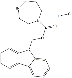 FMOC-HOMOPIPERAZINE HCL 结构式