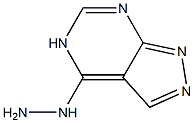 PYRAZOLO[3,4-D]PYRIMIDIN-4-YL-HYDRAZINE 结构式