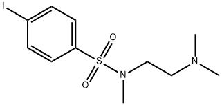 4-IODO-N-((DIMETHYLAMINO)ETHYL)-N-METHYLBENZENESULFONAMIDE 结构式