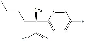 (2S)-2-AMINO-2-(4-FLUOROPHENYL)HEXANOIC ACID 结构式