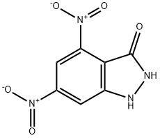 4,6-Dinitro-3-hydroxyindazole 结构式