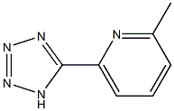 2-METHYL-6-(1H-TETRAZOL-5-YL)PYRIDINE 结构式