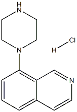 8-(1-PIPERAZINYL)-ISOQUINOLINE HYDROCHLORIDE 结构式