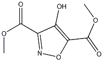 DIMETHYL 4-HYDROXYISOXAZOLE-3,5-DICARBOXYLATE 结构式