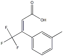 4,4,4-TRIFLUORO-3-(E)-(M-TOLYL)CROTONIC ACID 结构式