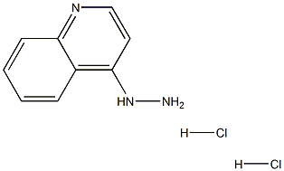 4-HYDRAZINOQUINOLINE DIHYDROCHLORIDE 结构式