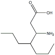 3-AMINO-4-PROPYL-HEPTANOIC ACID 结构式