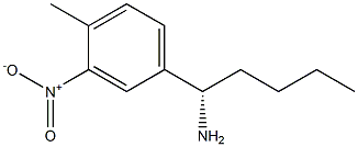 (1S)-1-(4-METHYL-3-NITROPHENYL)PENTYLAMINE 结构式