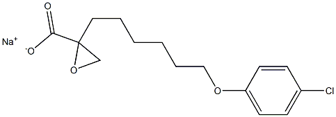 (+)-ETOMOXIR SODIUM 结构式