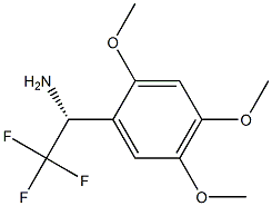 (1R)-2,2,2-TRIFLUORO-1-(2,4,5-TRIMETHOXYPHENYL)ETHYLAMINE 结构式
