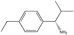(1S)-1-(4-Ethylphenyl)-2-methylpropylamine 结构式