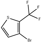 3-溴-2-(三氟甲基)噻吩 结构式