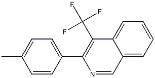 3-P-TOLYL-4-TRIFLUOROMETHYLISOQUINOLINE 结构式