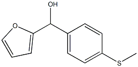 2-FURYL-(4-METHYLTHIOPHENYL)METHANOL 结构式