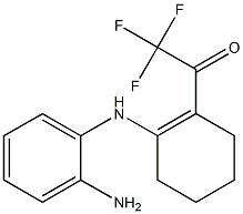 1-[N-(2-AMINOPHENYL)AMINO]-2-(TRIFLUOROACETYL)CYCLOHEXENE 结构式