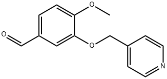 4-METHOXY-3-(PYRIDIN-4-YLMETHOXY)-BENZALDEHYDE 结构式
