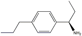 (1R)-1-(4-PROPYLPHENYL)PROPYLAMINE 结构式