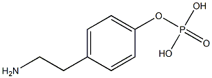 PHOSPHORIC ACID MONO-[4-(2-AMINO-ETHYL)-PHENYL] ESTER 结构式